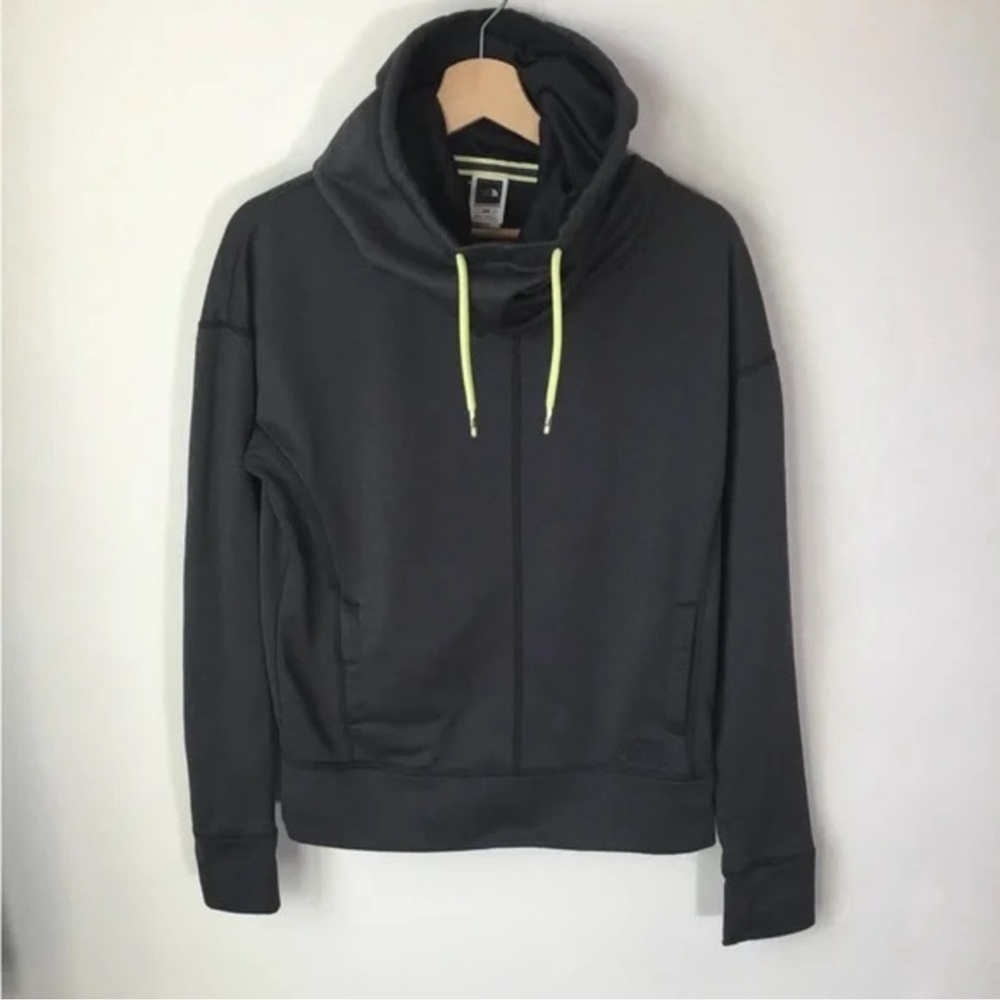 The North Face Women’s Cowl Funnel Neck Sweater Gray Size Large